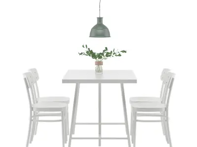 Dining Furnitures Set 30 Free 3D model