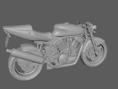 suzuki street fighter 3D model