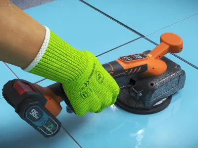 Vibration Tile Levelling Tool 3D model