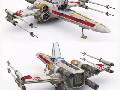 Star Wars X-Wing Starfighter 3D model