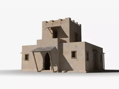 Arab x30 Low-poly 3D model