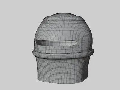 3D Medieval Knight Helmet 3D model