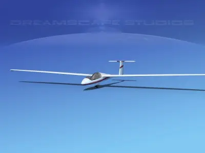 Centrair C-101 Pegase V08 Low-poly 3D model