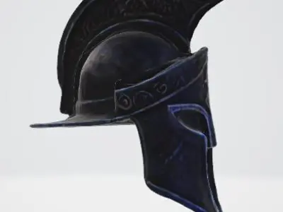 Gladiator helmet Free low-poly 3D model