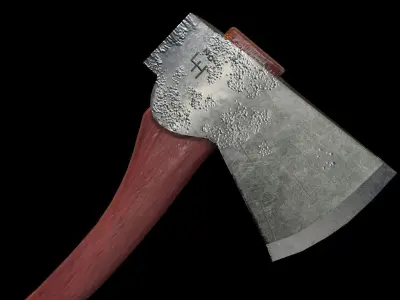 Realistic Axe Free low-poly 3D model