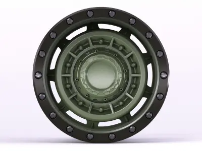 Tank Wheels M3 3D model