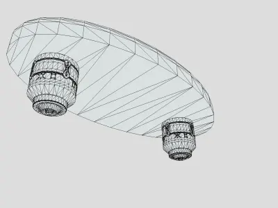 Hoverboard pillow Free 3D model