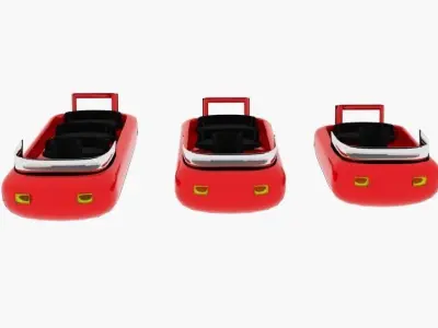 Ufobo Ufo Boat Low-poly 3D model