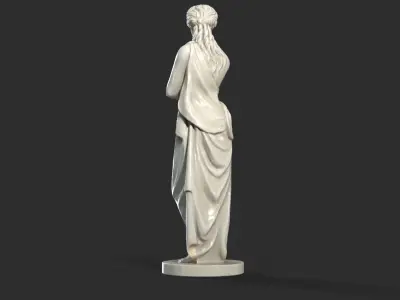 Classic Woman Sculpture 3D model