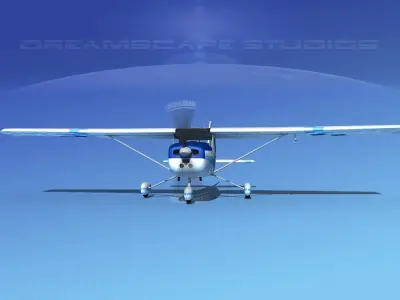 Cessna C152 Aerobat V06 3D model