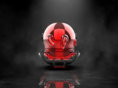 Commercial Diving Helmet Concept Hydra 3D print model