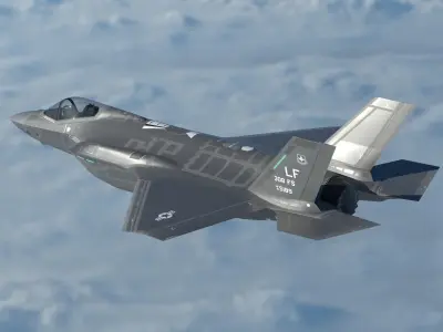 Powerful F35af 3D model 3D model
