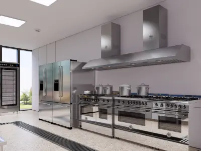Commercial Kitchen 8 3D model