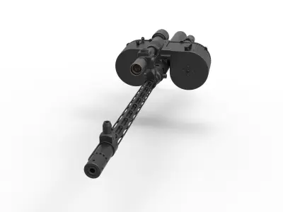 Stormtrooper Blaster RT-97C from the movie Star Wars 3D model