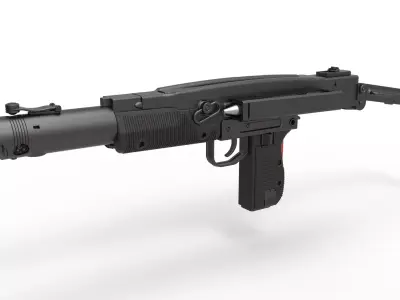 Prototype blaster of Boba Fett 1978 3D model