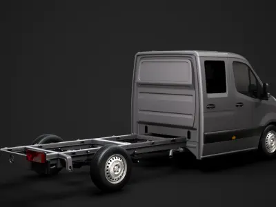 Mercedes Sprinter Chassis Crew Cab L3 RWD 2020 3D model