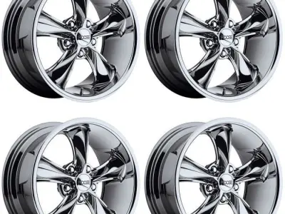 FOOSE Legend Wheel 17x8 Chrome 1965-1973 3D model
