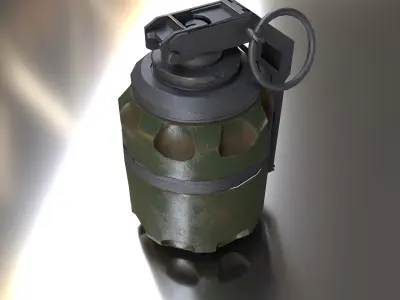 GRENADE MODEL military Free low-poly 3D model