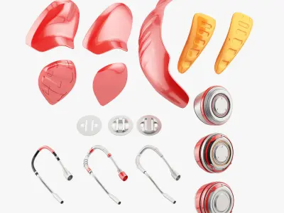 Robotic heart 3D 3D model