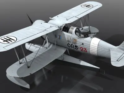 RO43 Maggiolino Low-poly 3D model
