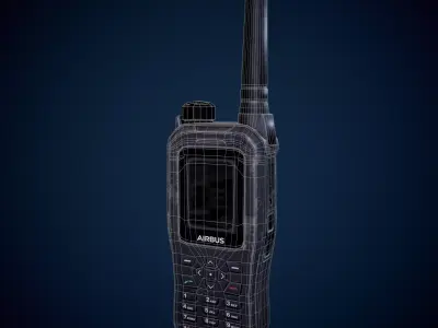 Tetrapol TPH900 Portable Radio  Low-poly 3D model