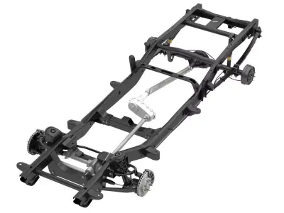 PICKUP TRUCK CHASSIS 4WD IFS 3D model