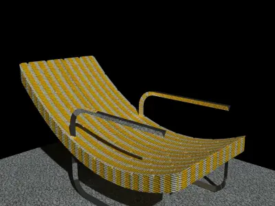 Beach chair  3D model