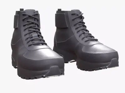 Boots 64 - All MH Bodies - UE5 Skeletons - Rigged Low-poly 3D model