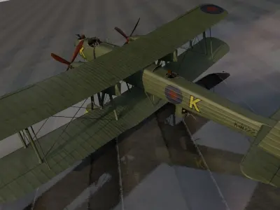 Handley Page HP-50 Heyford 3D model