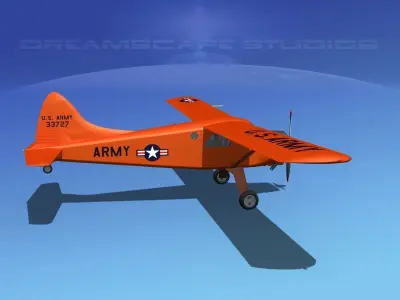 Dehaviland DH-2 Beaver US Army 1 3D model