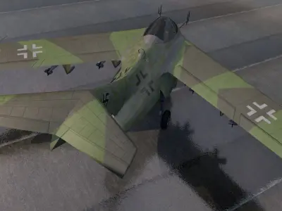 Focke-Wulf Ta-183N Huckebein 3D model