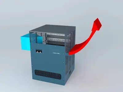 Cisco Catalyst 6509 E 3D model