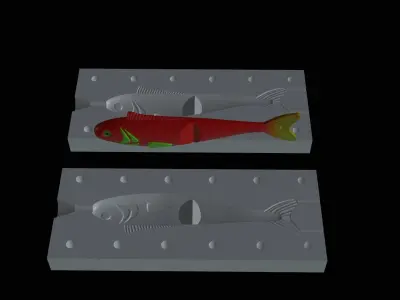 AM BAIT FISH 13CM BREAKING FORM FOR PREDATOR FISHING Free 3D print model