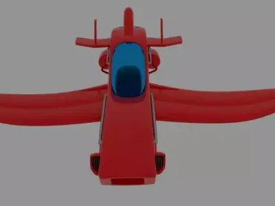 Spacehoop airplane 3D model