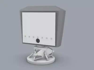 Thales NS 1000 Low-poly 3D model