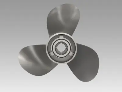 Boat propeller 3D model