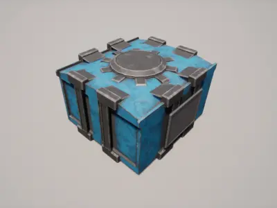 Cargo Volume Low-poly 3D model