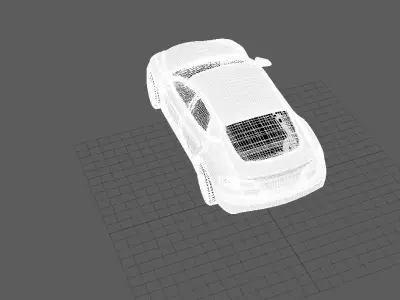 Tesla Model Y 2022 Low Poly 3D Racing and Standard Car Free 3D model