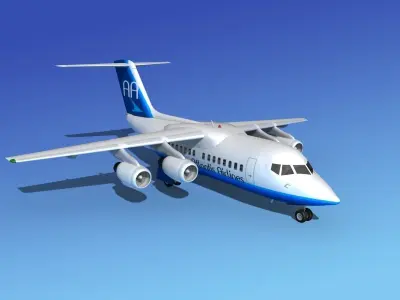 BAe 146-100 Atlantis 3D model