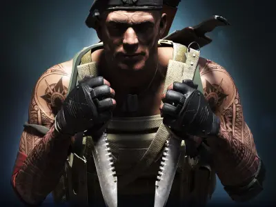 Soldier 3D model get
