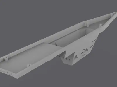 USS Zumwalt DDG-1000 RC 3D print model