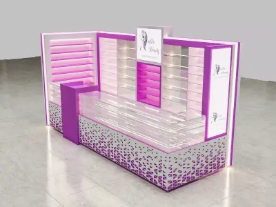 Makeup kiosk 3D model