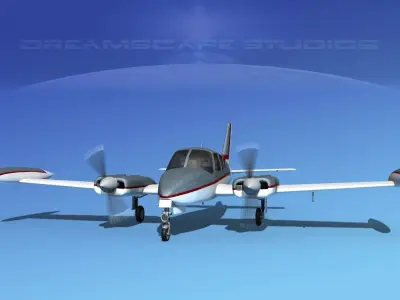 Cessna 320 Skyknight V11 3D model