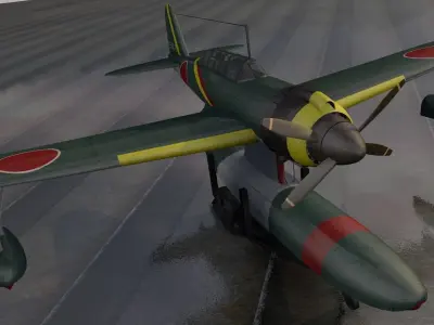 Kawanishi E15K1 Shiun - aka Norm 3D model