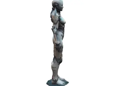 scifi fantasy female protonic humanoid extremely detailed hig... 3D model