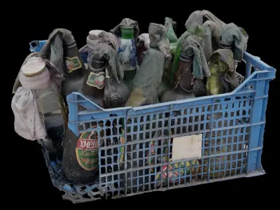 SCANS Ukraine Props Vol 1 Low-poly 3D model