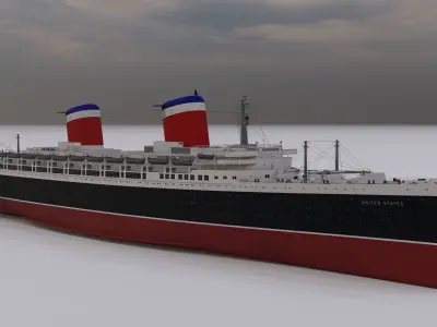 SS United States 3D model