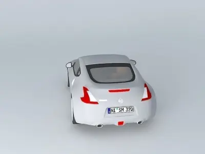 2009 Nissan 370Z Free 3D model