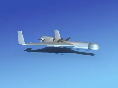 Harpy 1 UAV V03 3D model