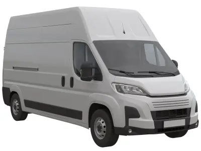 Global commercial van L3H3 3D model